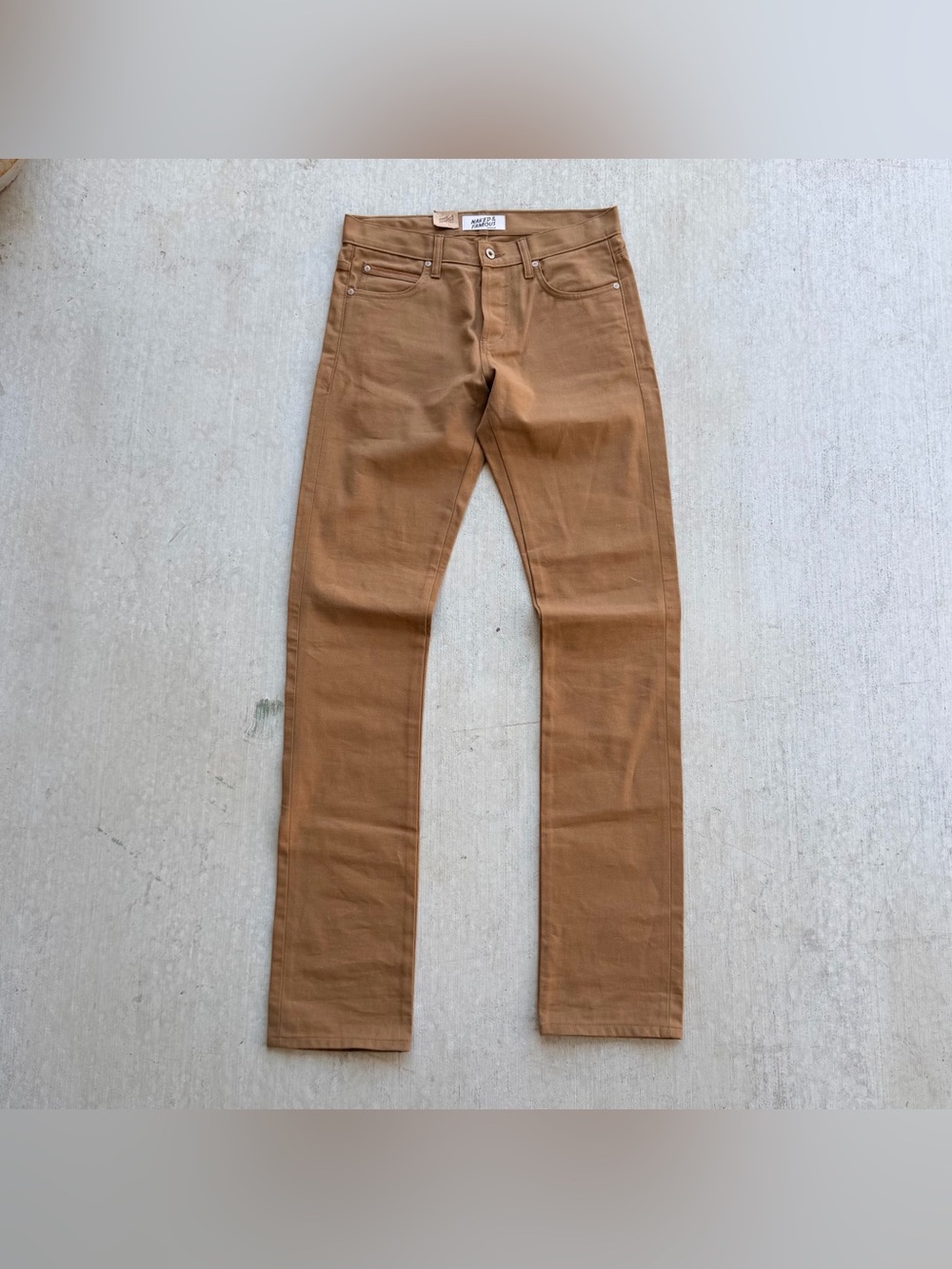 Naked & Famous Jeans Duck Selvedge Canvas New Size 33 Skinny Guy
